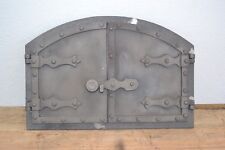 535 x 360 mm Couleur Neuf Porte de four à pizza, poêle à bois, Fonte Fumoir