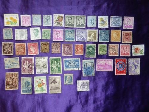 Timbres belgique très - belgique,