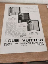 Publicité de 1933 Louis Vuitton bagagerie de luxe, Paris Champs-Elysées - 3227