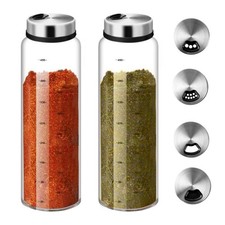 Lot de 2 pots à épices avec