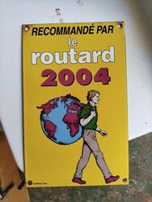 plaque émaillée routard 2004