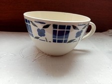 Grande tasse ancienne Badonviller décor bleu
