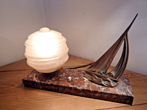 Lampe veilleuse art déco - ,