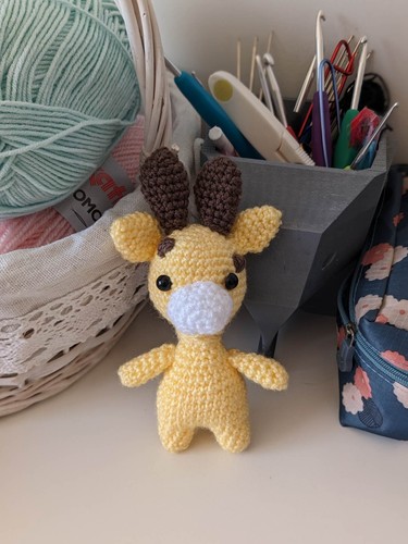 Mini girafe doudou peluche - doudou,