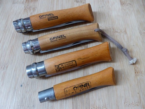 Lot couteaux pliants