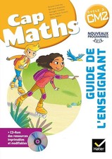 CAP Maths CM2 Éd. 2017 - Guide pédagogique + CD-Rom - Charnay, Roland