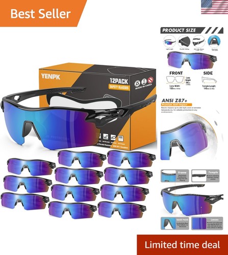 Safety glasses pack ansi - 12,