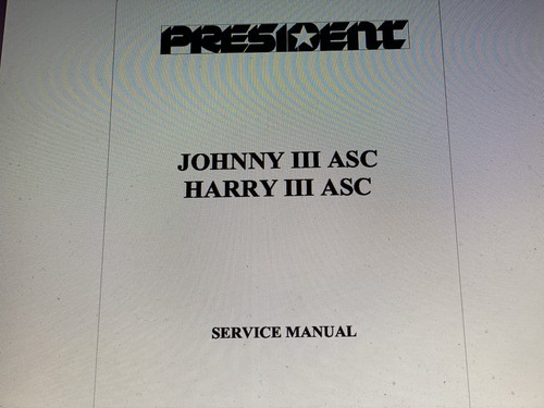 President johny harry - johny, cb