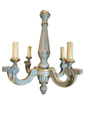 lustre ancien bois patiné doré