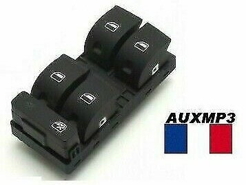 Bouton leve vitre audi - bouton, 8p