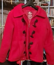 Veste Manteau Rouge Taille 38