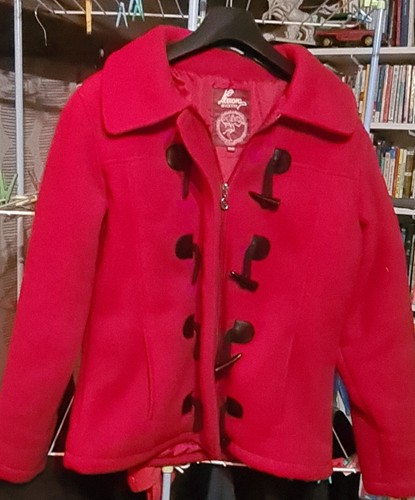 Veste manteau rouge taille - manteau, 38
