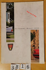 ROVER GAMME 1990 Série 800 820 827/ Série 200 213 216 Prospectus Fr 12 pages