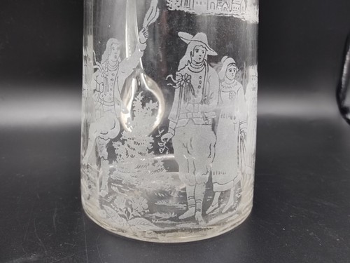 Broc pichet ancien verre - broc, en