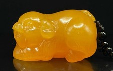 2.8 "jaune Shoushan pierre