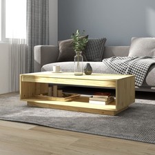 Bois de Pin Massif Table Basse