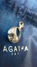 AGATHA * CHARMS BAGUE STRASS  * ETAT NEUF *