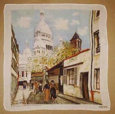 Utrillo - Montmartre - carré de coton 1971 Spadem & Cosmopress, Kreier TBE