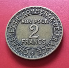 Monnaie France 2 Francs 1922 Commerce et Industrie KM#877  [1896]
