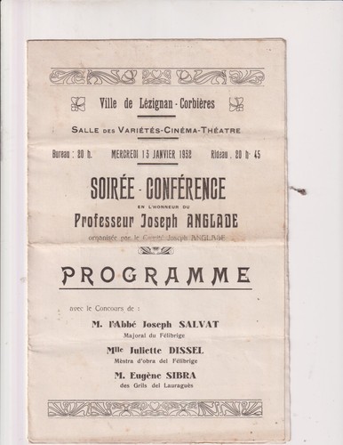 1932 programme - 1932.,