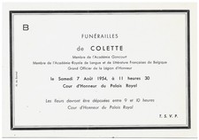 Sidonie Gabrielle COLETTE /