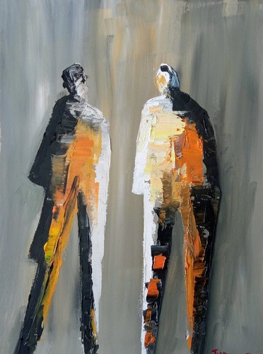 Silhouette abstrait art - silhouette,