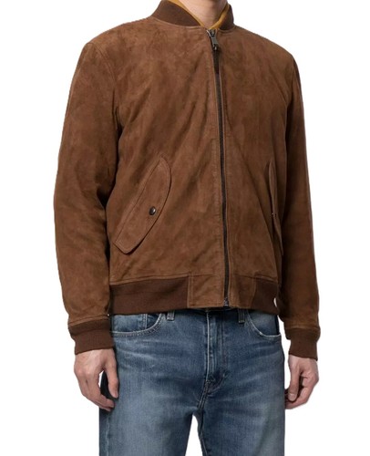 Blouson bombardier cuir - en,