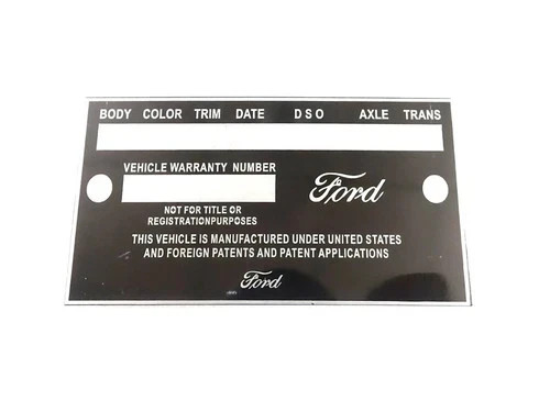 Plaque données pour - données, 2x