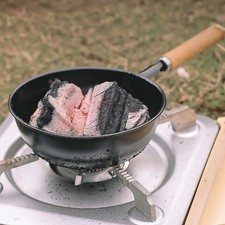  2 Pcs Pot À Charbon Extérieur Poêle Bois Portable De Camping Pots