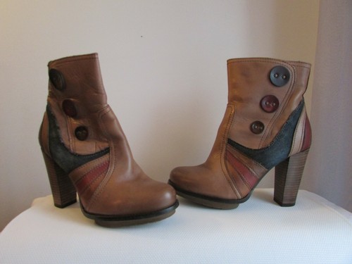 Bottines atrai cuir taupe - bottines,
