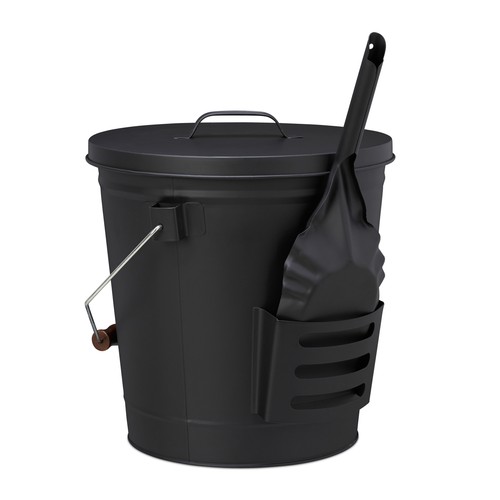 Seau cendre l acier - cendre,