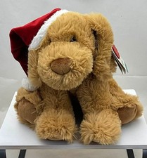peluche chien  beige avec