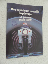 catalogue prospectus moto :  BMW  R60/7  R80/7  R100/7  R100S  R100RS  de 1977
