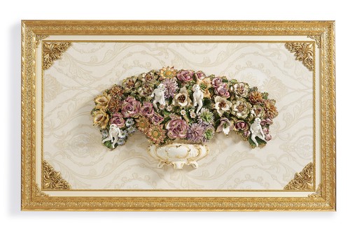 Plaque murale capodimonte - plaque,