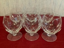 "6 ANCIENS VERRES À COGNAC "NEUFS" EN CRISTAL "- « CRISTALLERIE ALLEMAGNE «