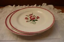 2 assiettes plates Digoin