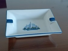 PORCELAINE TOUR DE RE A LA VOILE "MANUFACTURE LA REINE"  VIDE POCHES