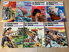 lot 7 bd HISTOIRE La Découverte du monde en Bandes dessinnées 1 2 3 4 8 18 21