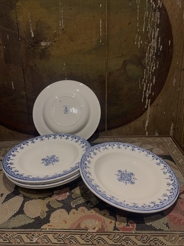 Anciennes assiettes creuses - 6,