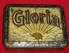 1 Boite en tôle lithographiée GLORIA Caractères d'imprimerie   N°705/368
