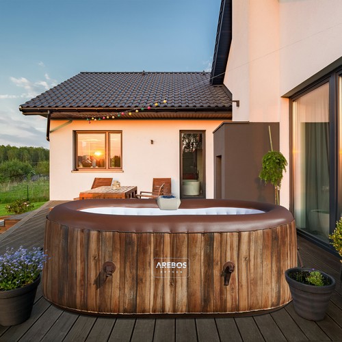 Arebos spa gonflable bubble - gonflable,