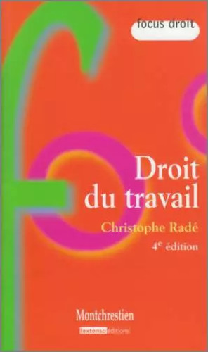 Droit travail christophe - droit, du