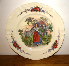 Grand Plat en Faience de