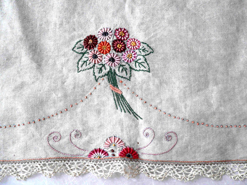 Linge ancien jolie - linge, nappe