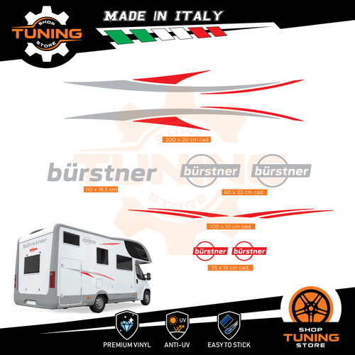 Autocollants camper kit - de,