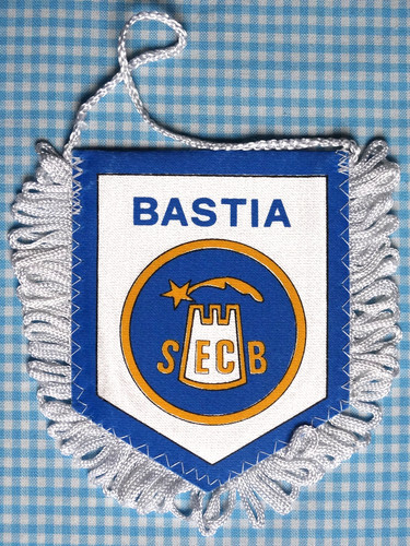 Bastia fanion wimpel - bastia, s.e.c.b