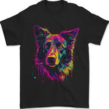 Border Collie Chien en Couleur
