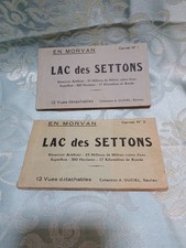 2 carnets de 12 vues, En Morvan Lac des Settons