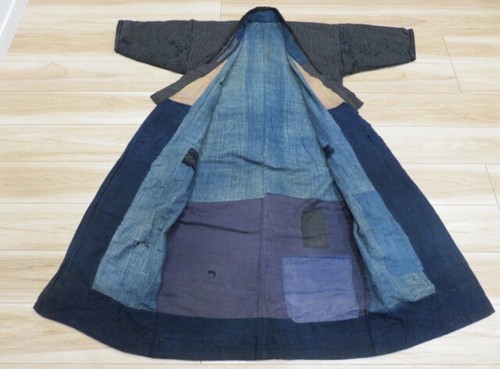 Tissu vintage indigo - , japonais