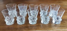 Ensemble 10 Verres en cristal